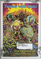 1993 Elf Quest 15th Anni. Tour Signed Poster