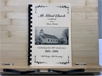 Olney Illinois Mt Gilead Church Cookbook