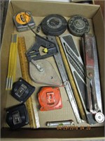 Box of Tape Measures, Measuring Tools