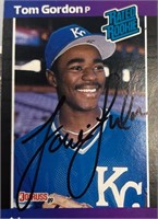 KC Tom Gordon Signed Card with COA