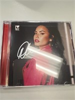 Demi Lavoto Signed Album Cover with COA