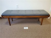 Crate & Barrel $900 "Tate" Walnut Bench (No Ship)