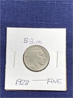 1928 buffalo nickel coin