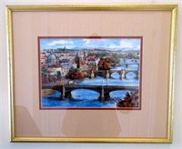 Watercolour of Prague by V.Shukshin