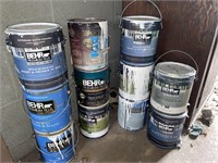 MOSTLY BEHR PAINT & PRIMER CANS (SOME WITH