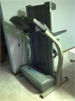 Pro-form XP 590 treadmill exercise in basement