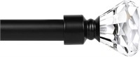 Black Rod  3/4  36-72 With Finials