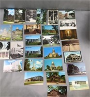28 postcards many Illinois
