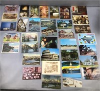 35 mixed United States postcards