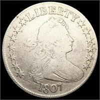 1807 Draped Bust Half Dollar NICELY CIRCULATED