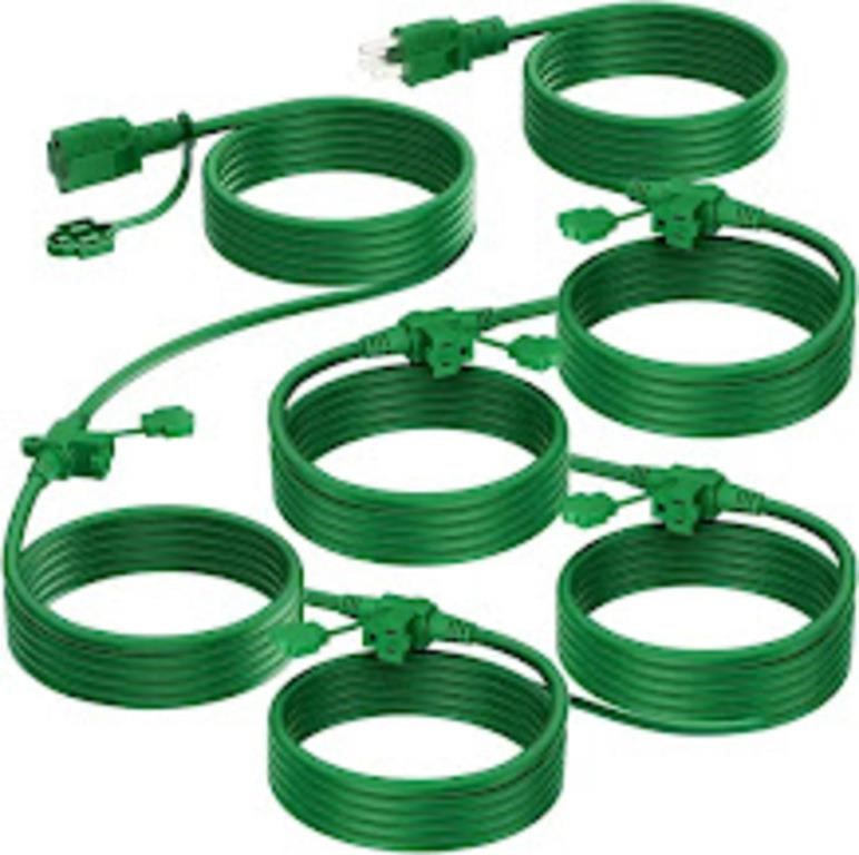 KASONIC 50FT 6 Outlet Outdoor Extension Cord