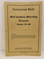 McCormick Deering W-30 Manual