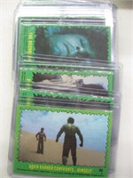 Lot of Incredible Hulk Trading Cards