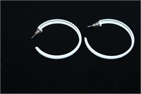 Pair of C-Hoop Earrings