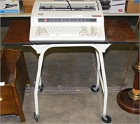 ELECTRIC TYPEWRITER AND STAND