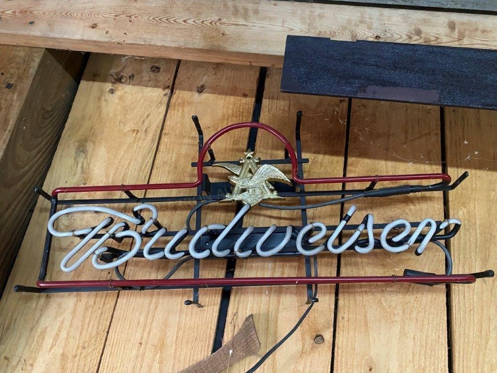 Budweiser Neon Sign (Does not work)
