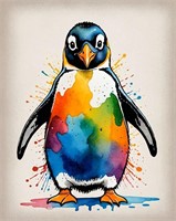 Penguin I Limited Edition Hand Signed by Charis