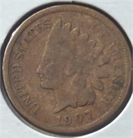 1907 Indian head penny