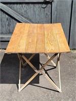 Wooden Folding Camp Table