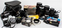 Minolta SRT101 35mm Camera & Lenses & Accessories