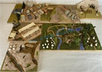 Group of old west dioramas