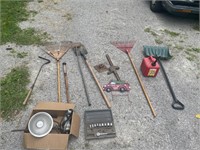 Huge amount of yard tools, and miscellaneous