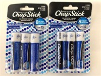 6 New Chapstick Moisturizer Original 2 in 1 Lip