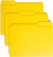 Smead Colored File Folder, 1/3-Cut Tab, 100 Count