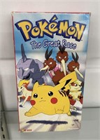 Pokemon VHS The Great Race 1998 VHS Tape Nintendo