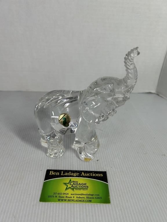 Waterford Crystal Glass Elephant