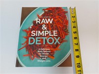 Raw & Simple Detox Hardcover Book - Not Used