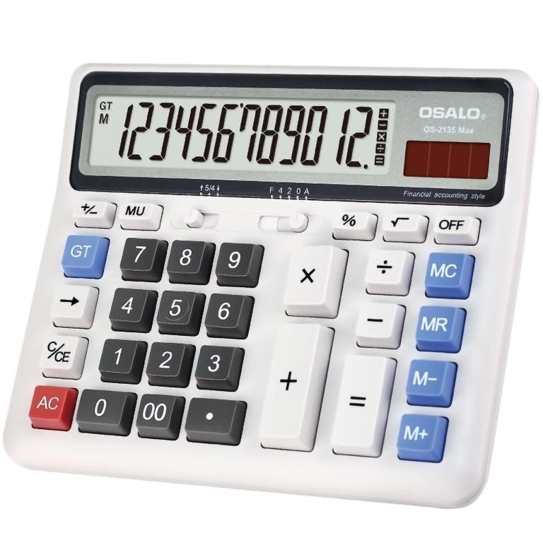 Desktop Calculator Extra Large LCD Display