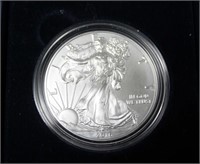 2016 W SILVER EAGLE W BOX PAPERS