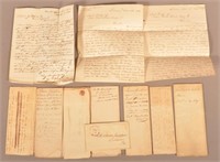 Early 19th c Letters Related to Union Canal