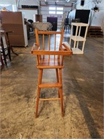 Wooden Doll Highchair