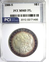 1900-S Morgan MS63 PL LISTS $900