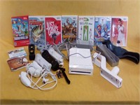 Wii component set with 6 handheld controllers
9