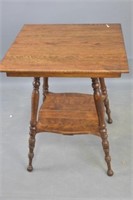 Solid Oak Square Parlour Table