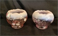 Fenton Hand Painted Bowls (see desc)