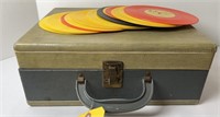 SYMPHONIC 1500 RECORD PLAYER W/ CHILDRENS RECORDS