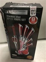 STAINLESS STEEL 8 PIECES KNIFE SET