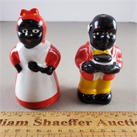 Aunt Jemima & Uncle Ben Salt & Pepper Shakers 4"H