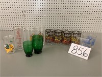 COCA COLA GLASSES / ASSORTED GLASS WARE