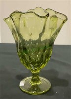 Fenton mid century style vase measuring 7 1/2