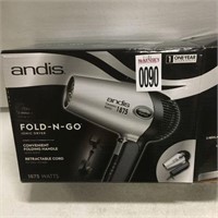 ANDIS FOLD-N-GO IONIC DRYER