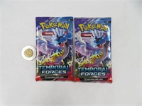 2 pack neufs de cartes Pokémon