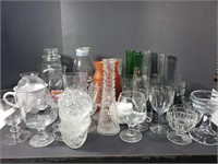 Huge assorted glass lot