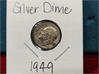 1949 Silver Roosevelt Dime