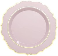 SM5089 10 Blush 10.5in Plastic Dessert Plates