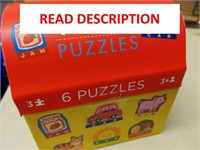 THREE LETTER WORD PUZZLES 6 PUZZLES 3+